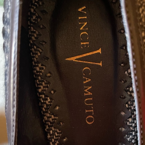 Vince Camuto NWOT Dark Brown Tweed Mary Jane Heels - Picture 7 of 16